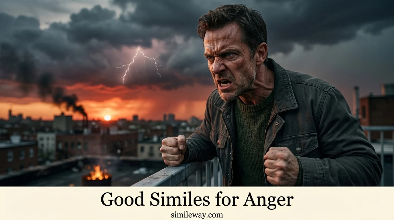 Good Similes for Anger