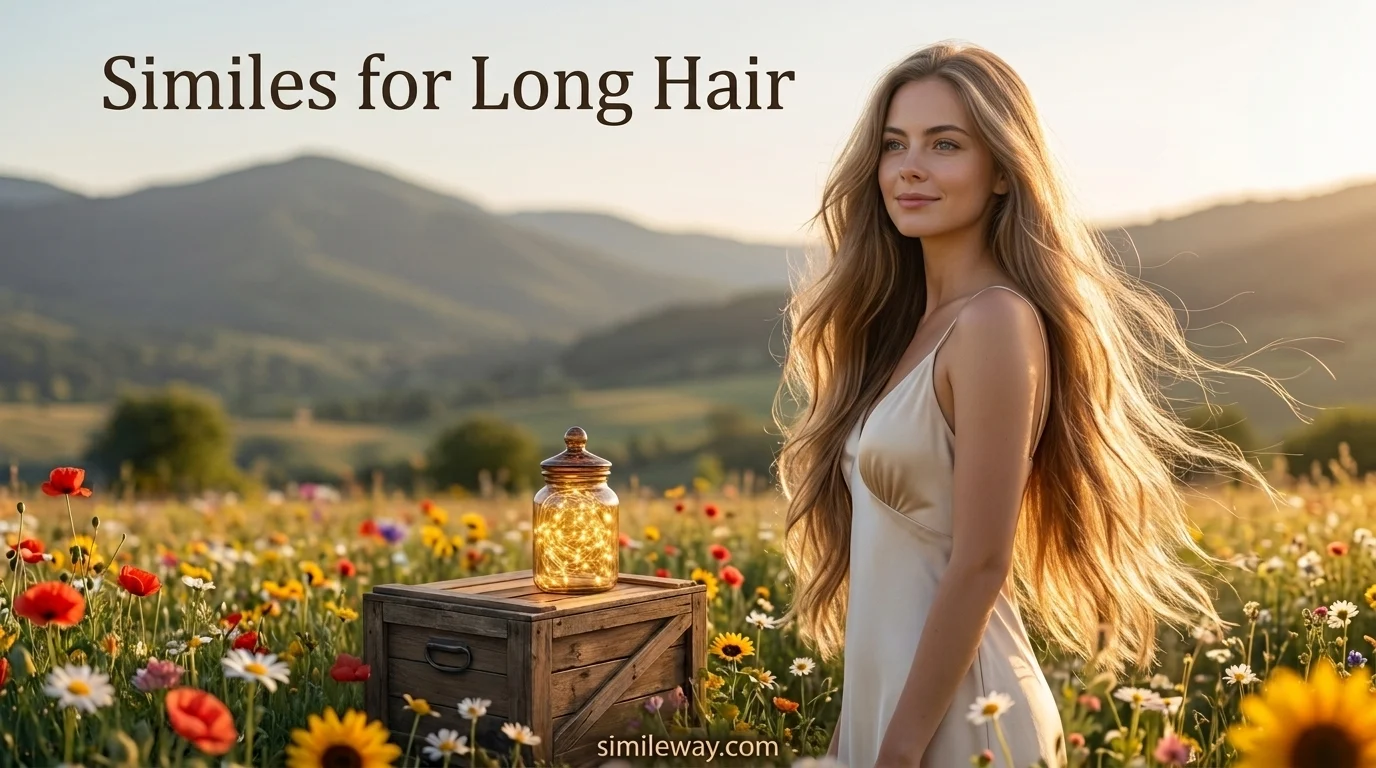 Similes for Long Hair