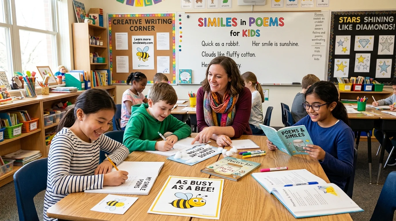 Similes in Poems for Kids