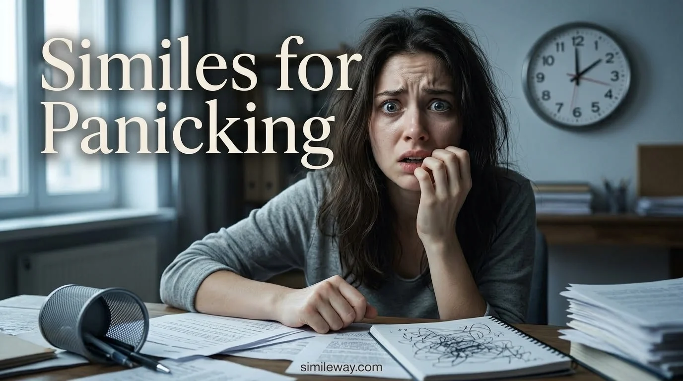 Similes for Panicking
