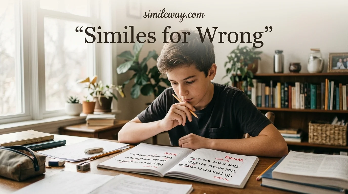 Similes for Wrong